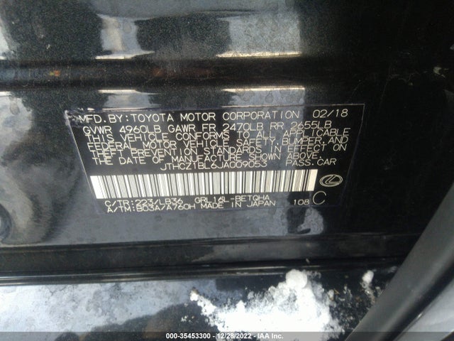 2018 Lexus GS, VIN: JTHCZ1BL6JA009053