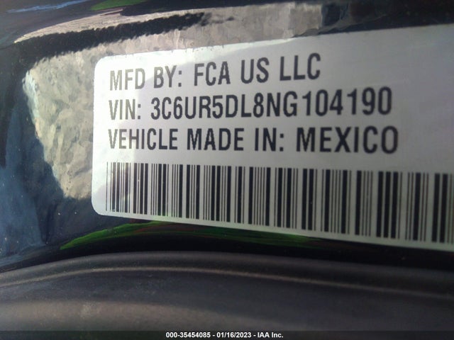 2022 Ram 2500, VIN: 3C6UR5DL8NG104190