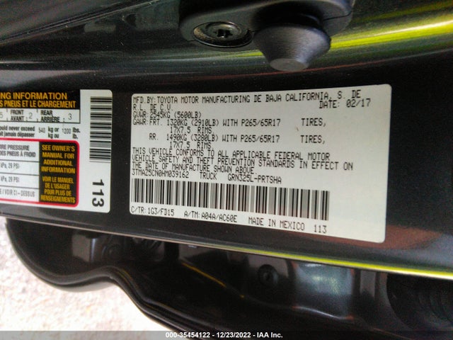 Toyota Tacoma 2017 3TMAZ5CN0HM039162 Image 9