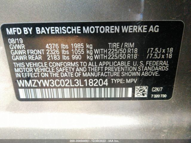 WMZYW3C02L3L18204 Mini Cooper
