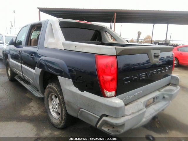 2002 CHEVROLET AVALANCHE VIN: 3GNEC13T72G129089