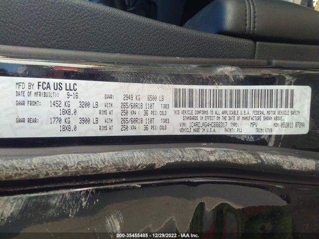 Dodge Durango Sxt 2017 1C4RDJAG4HC666317 Image 9