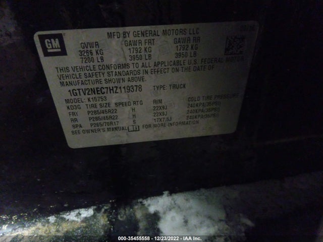 GMC Sierra 1500 Slt 2017 1GTV2NEC7HZ119378 Image 9