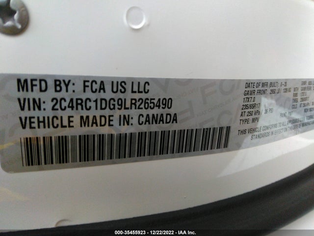 2020 Chrysler Voyager, VIN: 2C4RC1DG9LR265490