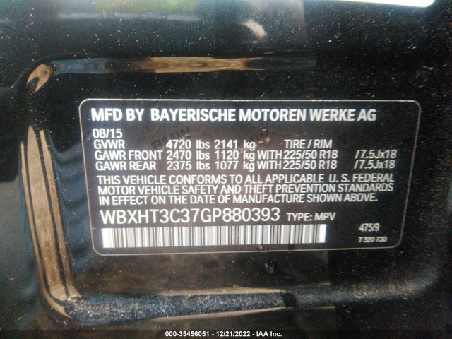 BMW X1 Xdrive28i 2016 WBXHT3C37GP880393 Image 9