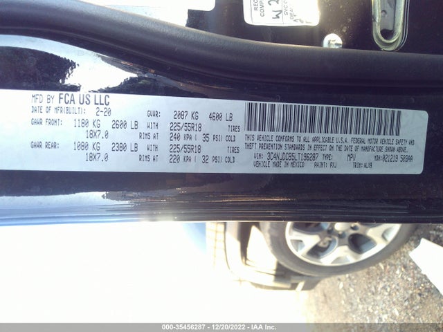 2020 Jeep Compass, VIN: 3C4NJDCB5LT196287