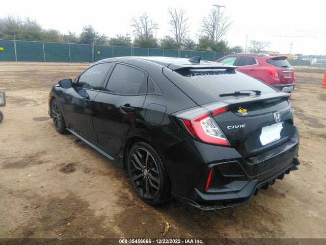 2021 HONDA CIVIC HATCHBACK SPORT VIN: SHHFK7H40MU201505