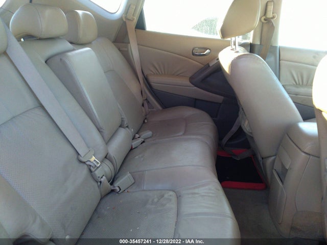 2010 NISSAN MURANO SL VIN: JN8AZ1MU6AW007602