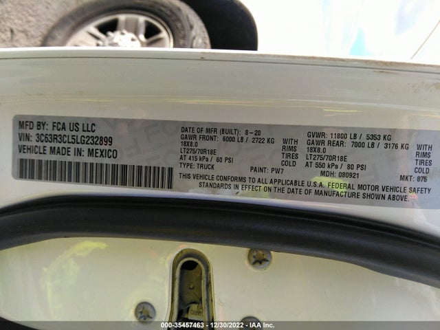 2020 Ram 3500, VIN: 3C63R3CL5LG232899