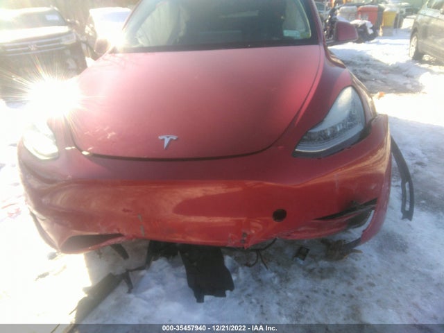 2021 TESLA MODEL Y LONG RANGE VIN: 5YJYGDEE0MF262022