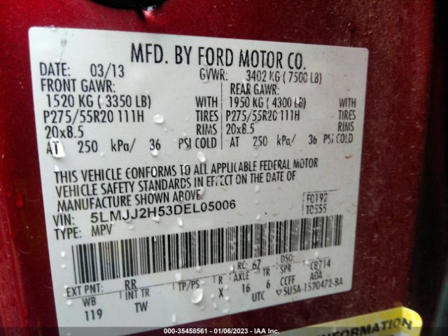 5LMJJ2H53DEL05006 Lincoln Navigator