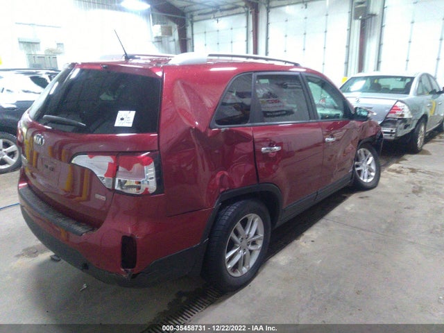 KIA SORENTO LX 2015 5XYKTDA62FG582843 Image 5