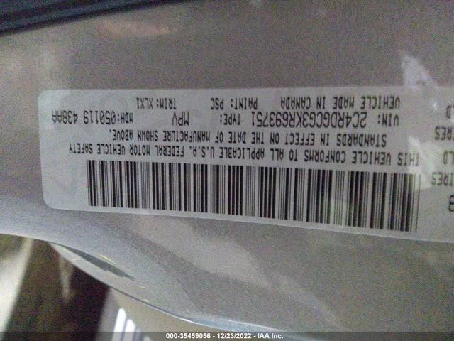 Dodge Grand Caravan Sxt 2019 2C4RDGCG3KR693751 Image 11