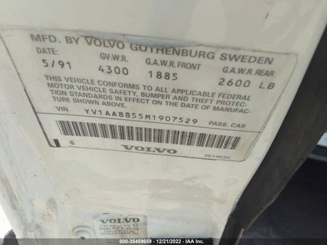 YV1AW831XP1946904 Volvo 240