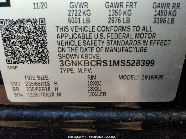 Chevrolet Blazer Lt 2021 3GNKBCRS1MS528399 Image 9