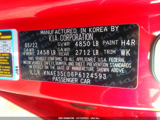 2023 Kia Stinger, VIN: KNAE35LD6P6124593