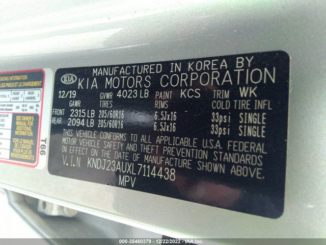 2020 Kia Soul, VIN: KNDJ23AUXL7114438