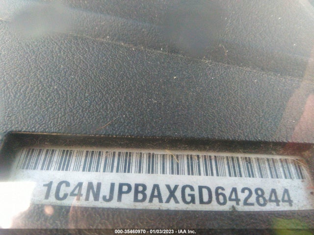 2016 Jeep Patriot, VIN: 1C4NJPBAXGD642844