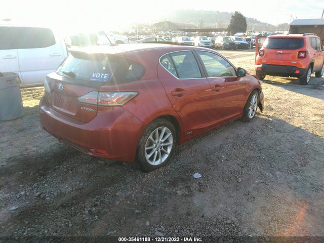 Lexus CT 200H 2011 JTHKD5BH7B2045245 Image 4