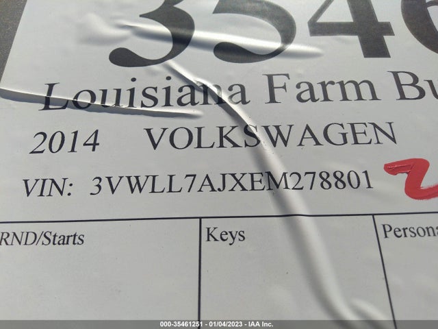 3VWLL7AJXEM278801 Volkswagen Jetta Sedan Tdi