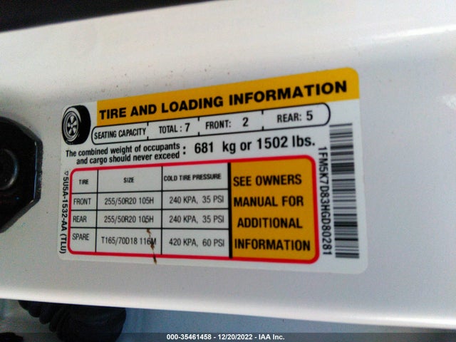 2017 Ford Explorer, VIN: 1FM5K7D83HGD80281