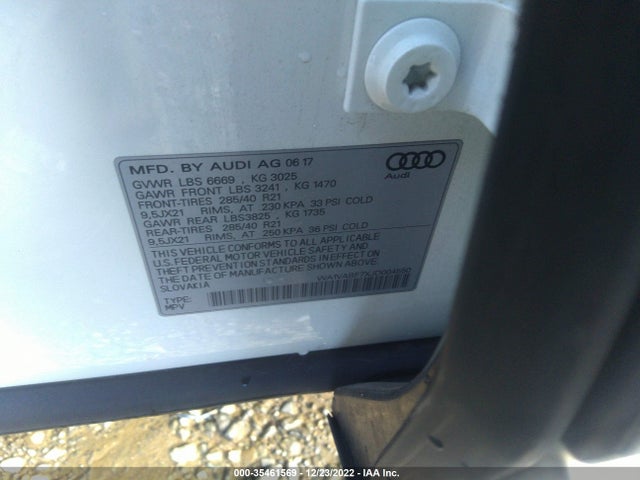 Audi Q7 Prestige 2018 WA1VABF7XJD004550 Image 9
