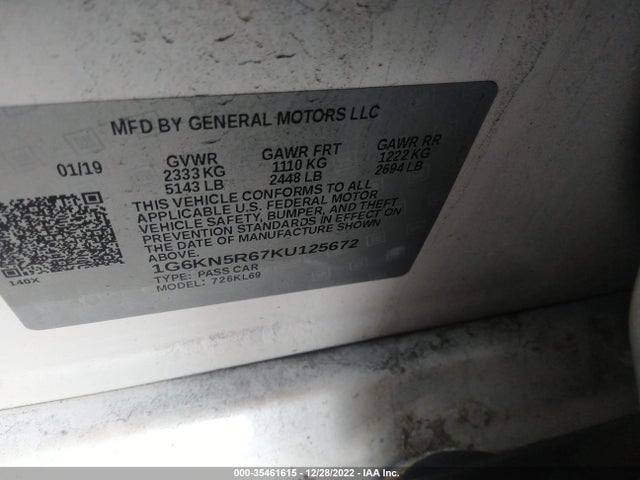 2019 Cadillac CT6, VIN: 1G6KN5R67KU125672