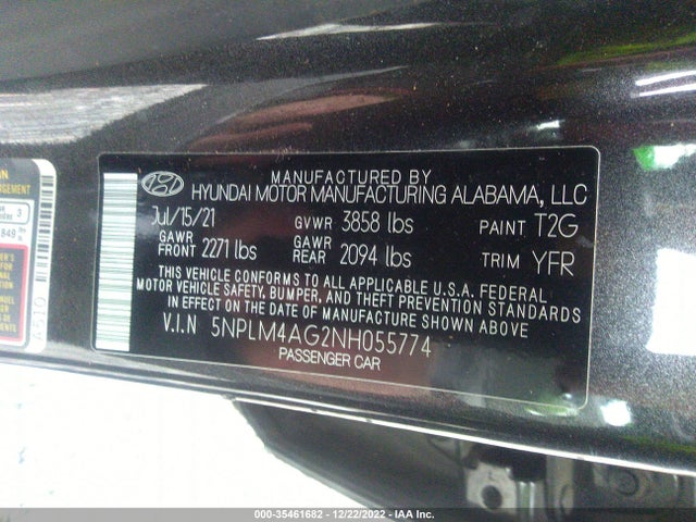 2022 Hyundai Elantra, VIN: 5NPLM4AG2NH055774