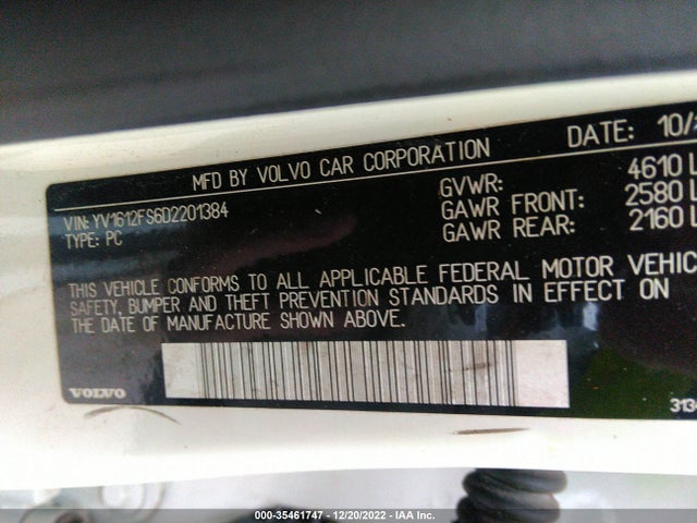 Volvo S60 2013 YV1612FS6D2201384 Image 10