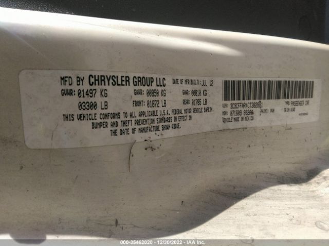 3C3CFFAR4CT382881 Fiat 500