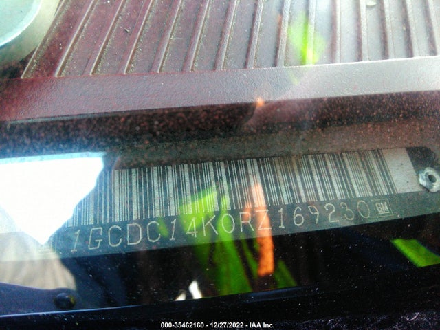 1994 CHEVROLET GMT-400 C1500 VIN: 1GCDC14K0RZ169230