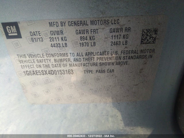 Cadillac Ats Premium 2013 1G6AE5SX4D0153163 Image 10