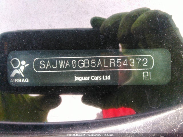 SAJWA0GB5ALR54372 Jaguar Xf Premium Luxury/portfolio