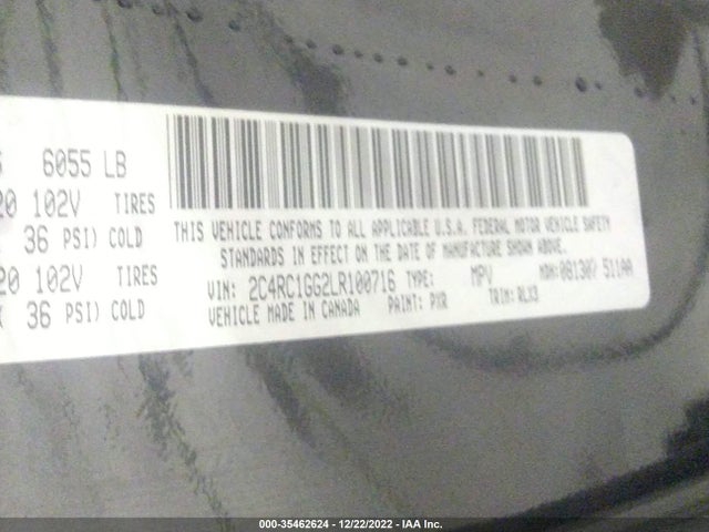 Chrysler Pacifica 2020 2C4RC1GG2LR100716 Image 9