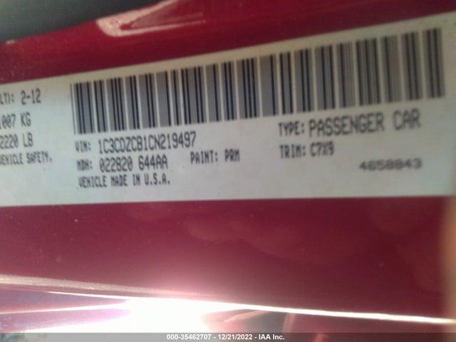 Dodge Avenger Sxt 2012 1C3CDZCB1CN219497 Image 11