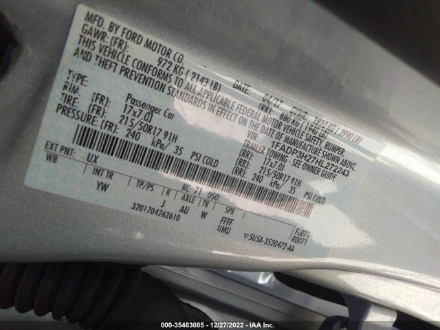 2017 Ford Focus, VIN: 1FADP3H27HL272243