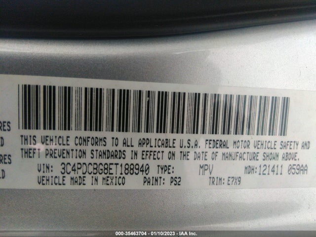Dodge Journey Sxt 2014 3C4PDCBG8ET188940 Image 10