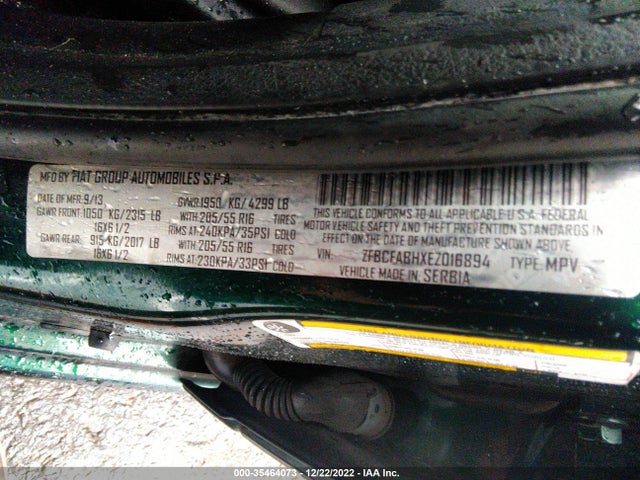 ZFBCFABHXEZ016894 Fiat 500l Easy