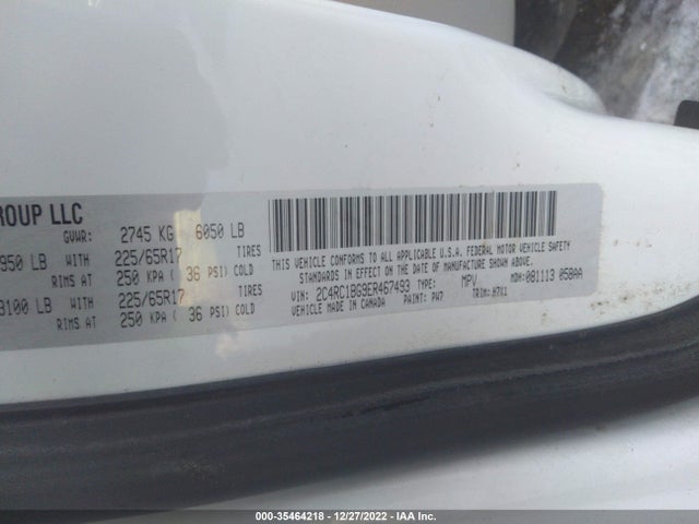2C4RC1BG9ER467493 Chrysler Town & Country Touring