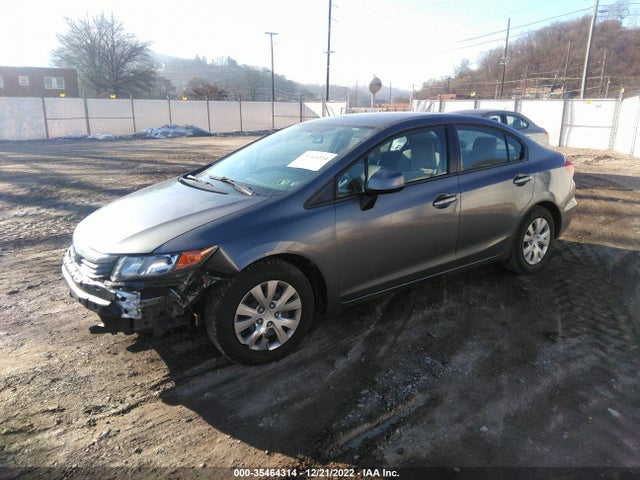 2012 HONDA CIVIC SDN LX VIN: 19XFB2F55CE379222