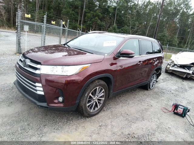 Toyota Highlander Se/xle 2019 5TDKZRFH4KS296074 Image 2