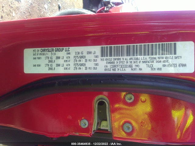 RAM 1500 Express 2014 1C6RR7FT3ES331066 Image 9