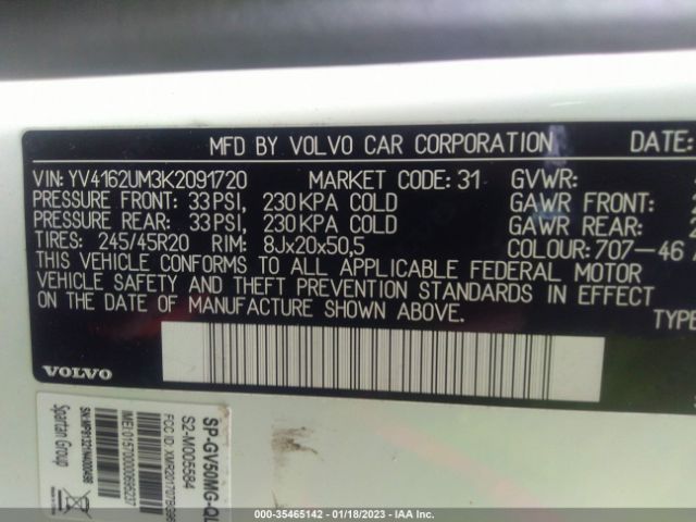 YV4162UM3K2091720 Volvo Xc40 R-design