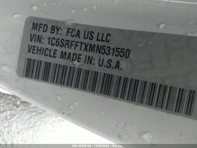 2021 Ram 1500, VIN: 1C6SRFFTXMN531550