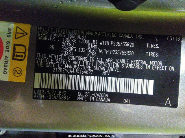 Lexus Rx Rx 350 2018 2T2BZMCA4JC154627 Image 10