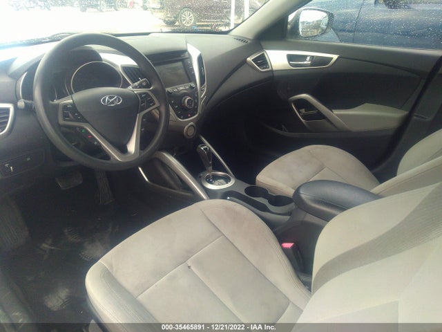 2013 HYUNDAI VELOSTER W/GRAY INT VIN: KMHTC6AD5DU111680