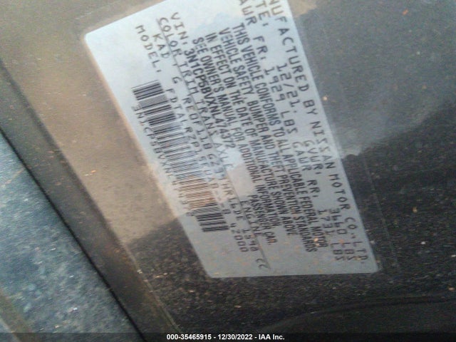 2022 Nissan Kicks, VIN: 3N1CP5BVXNL474372