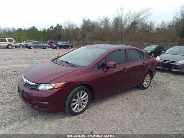 2012 HONDA CIVIC SDN EX-L VIN: 2HGFB2F97CH505508