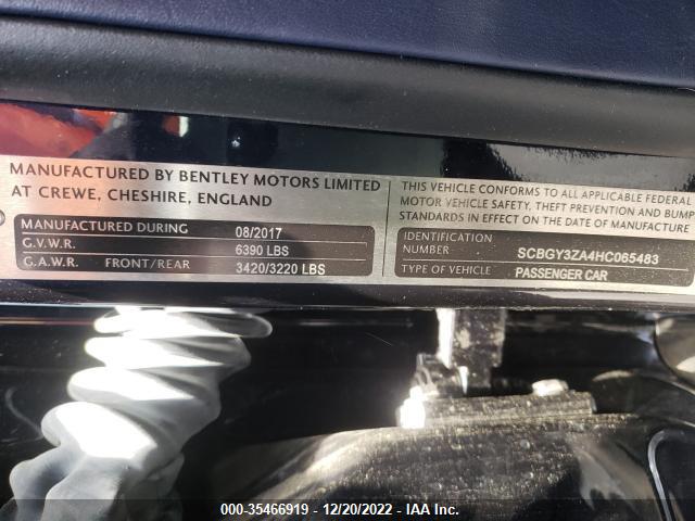 2017 Bentley Continental GTC, VIN: SCBGY3ZA4HC065483