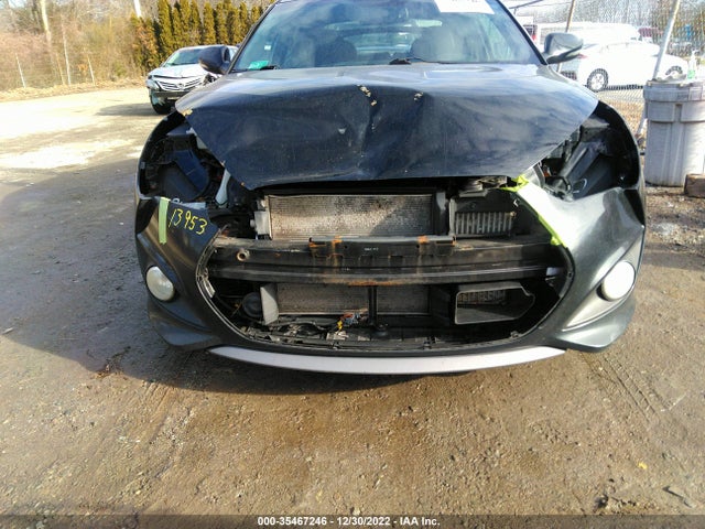 2016 HYUNDAI VELOSTER TURBO VIN: KMHTC6AE1GU255594